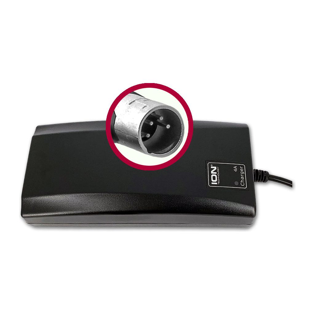 BMZ Ladegerät Accell Li-Ion 36V 4A Stecker XLR 4-polig (24683)