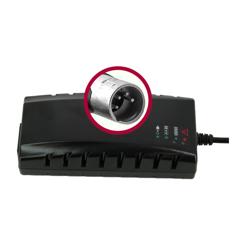 BMZ Ladegerät Derby Cycle Li-Ion 42V 3A Stecker XLR 4-polig (28495)